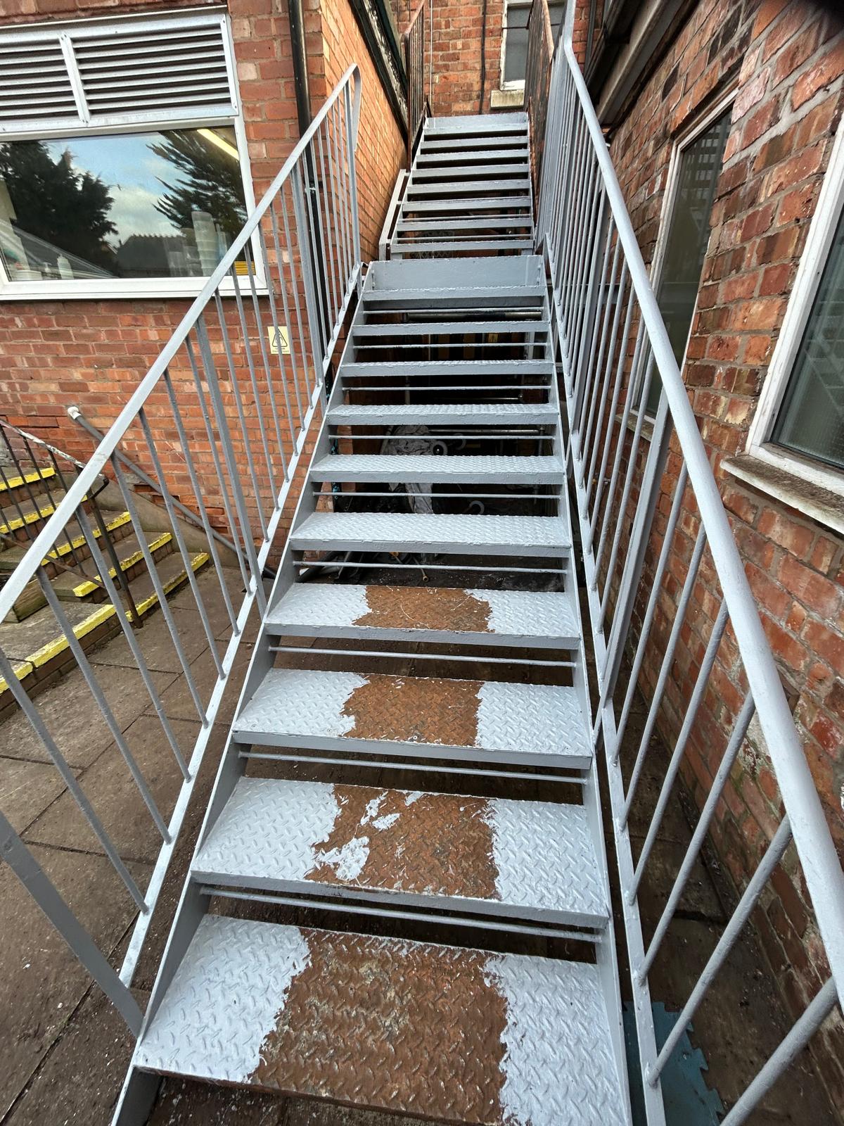 Fire Escape Refurbishment in Southport