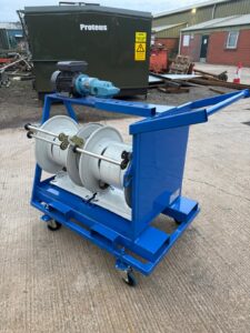 Pump Trolleys with Retractable Hose Reels