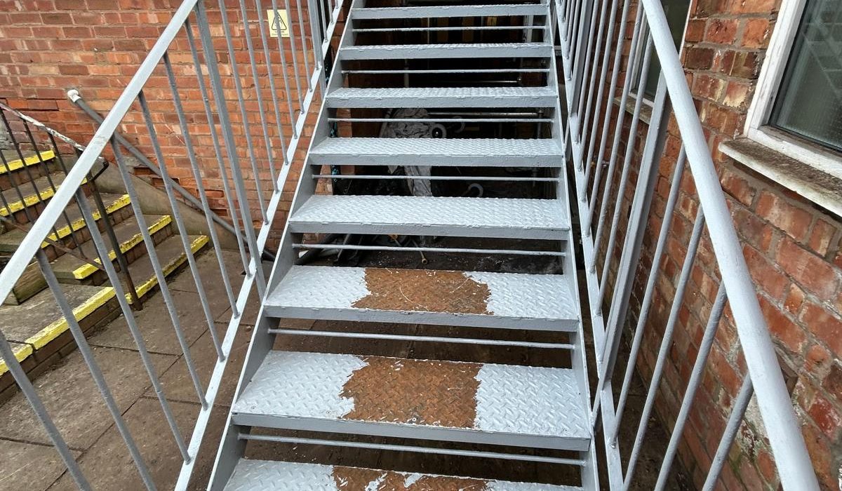 Fire Escape Refurbishment in Southport