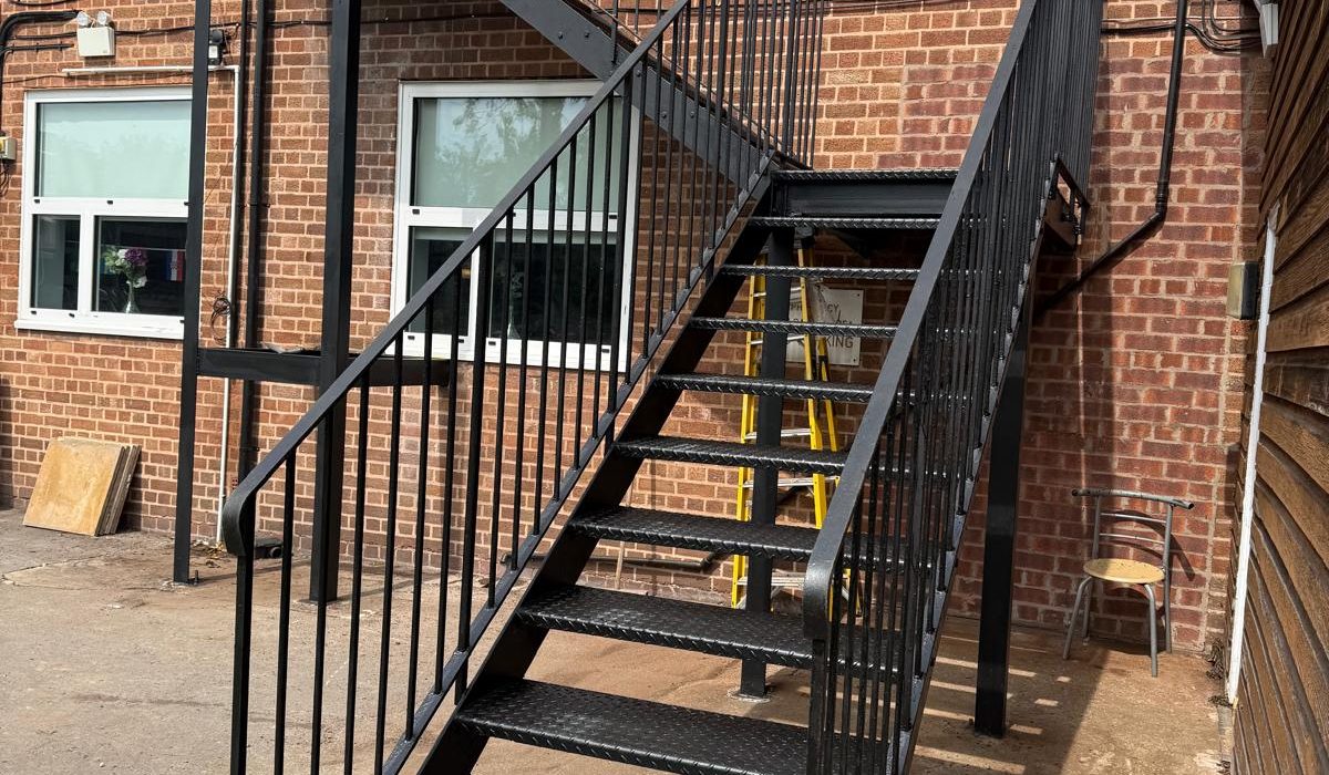 External Fire Escape Descaling at St George’s, Wallasey