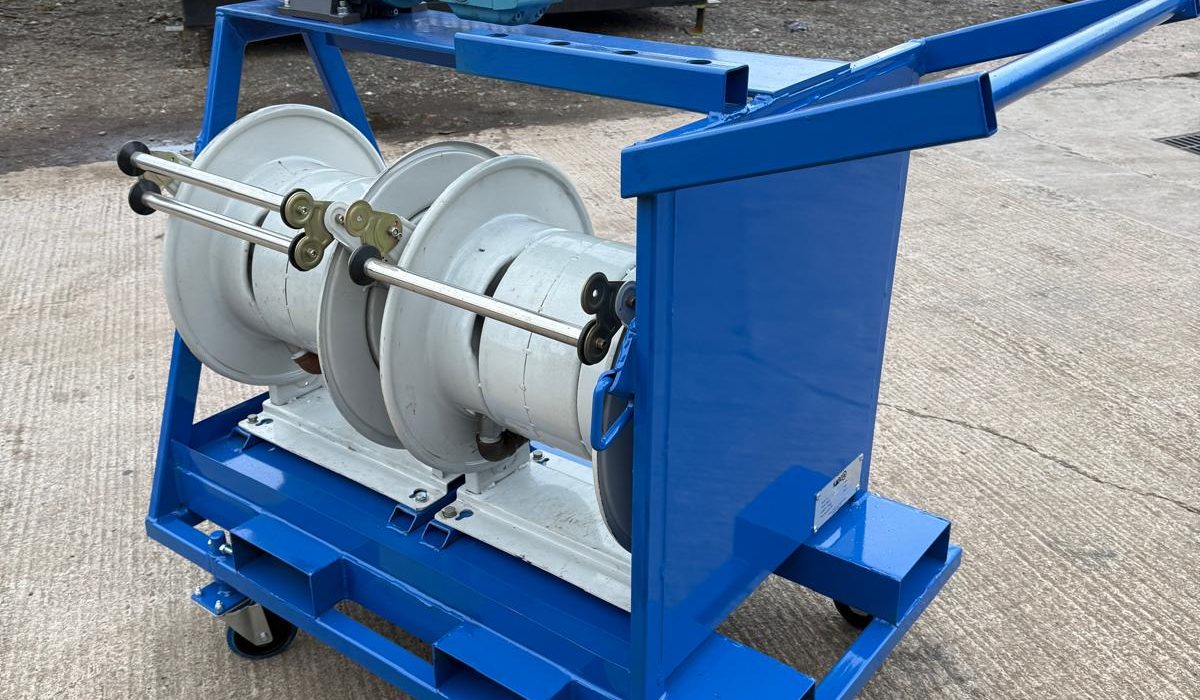Pump Trolleys with Retractable Hose Reels